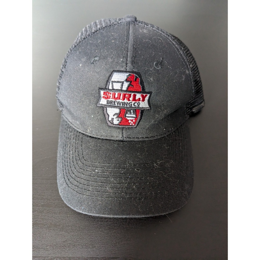 Surly Brewing Hat‎ Snapback Baseball Cap Mens Black Mesh  Minnesota Company